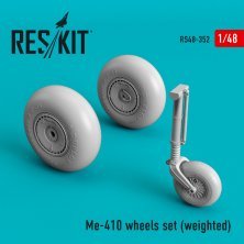 1/48 Me-410 wheels set weighted
