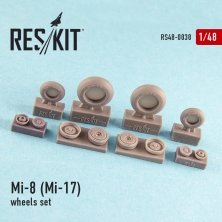 1/48 Mil Mi-8 wheels set