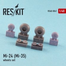 1/48 Mil Mi-24 wheels set
