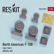 1/48 N.A. F-100 Super Sabre wheels set