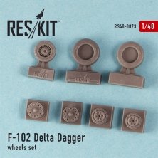 1/48 F-102 Delta Dagger wheels set