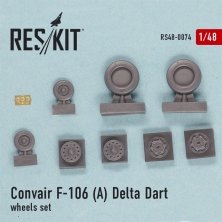 1/48 F-10 Delta Dart wheels set
