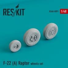 1/48 Lockheed-Martin F-22A Raptor wheels set