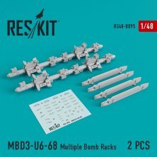 1/48 MBD3-U6-68 Multiple Bomb Racks