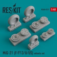 1/48 MiG-21 F/F13/U/US wheels set