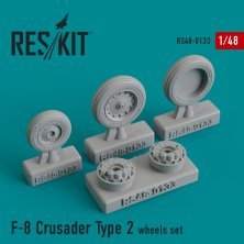 1/48 F-8 Crusader Type 2 wheels set