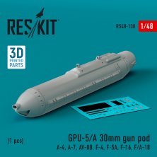 1/48 GPU-5/A 30mm gun pod