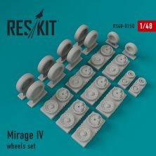 1/48 Dassault Mirage IV wheels set