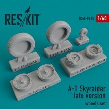 1/48 A-1 Skyraider late wheels set