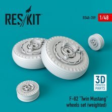 1/48 F-82 Twin Mustang wheels set
