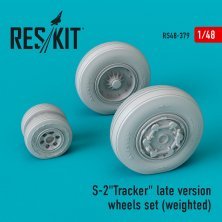 1/48 S-2 Tracker late version wheels