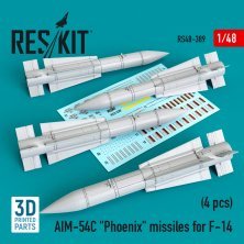 1/48 AIM-54C Phoenix missiles for F-14