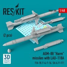 1/48 AGM-88 Harm missiles with LAU-118A