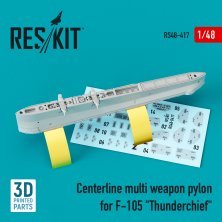 1/48 Centerline multi weapon pylon for Republic F-105D/F-105G