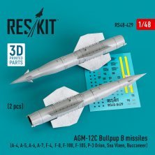 1/48 AGM-12C Bullpup B missiles