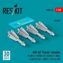 1/48 AIM-4D Falcon missiles.