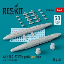 1/48 An / ALQ-87 Ecm pods late type