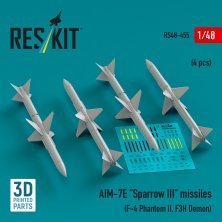 1/48 AIM-7E Sparrow III missiles.