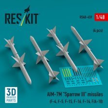 1/48 AIM-7M Sparrow III missiles.