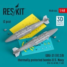 1/48 GBU-31 for V 2/B thermally protected bombs U.S. Navy