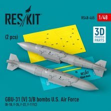 1/48 GBU-31 for V 3/B bombs U.S. Airforce, 2 pcs.