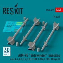 1/48 AIM-9E Sidewinder missiles.