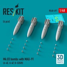 1/48 Mk.83 bombs with MAU-91.
