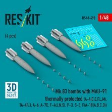 1/48 Mk.83 bombs with MAU-91 thermally prot. 4 pcs