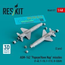 1/48 AGM-142 Popeye/Have Nap missiles.