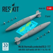 1/48 Mk.84 therm.prot./BLU-117 with BSU-36/B bombs