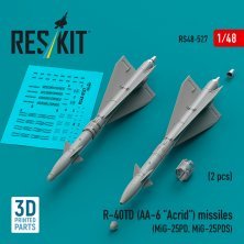 1/48 R-40TD AA-6 Acrid missiles.