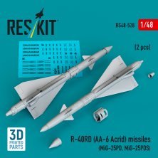1/48 R-40RD AA-6 Acrid missiles.