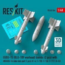 ResKit RS480564 Bombes EGBU-15 1/48 avec pod