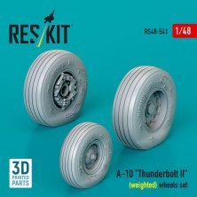 1/48 A-10 Thunderbolt wheels set weighted