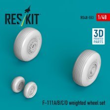RESKIT 1/48 Weighted Wheel Set F-111A/B/C/D RESKIT 1/48 Weighted Wheel Set F-111A/B/C/D