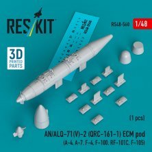 1/48 AN/ALQ-71V-2 QRC-161-1 ECM pod 1pc.