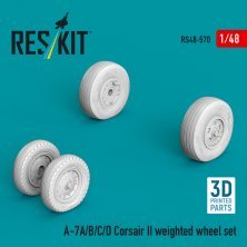 RESKIT 1/48 Roues lest�es A-7A/B/C/D Corsair II