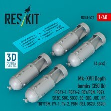 1/48 Mk-XVII Depth bombs 350 lb.
