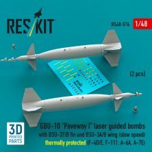 1/48 GBU-10 Paveway I with BSU-37B fin & BSU-3AB TP