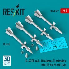 1/48 R-27EP AA-10 Alamo-F missiles.