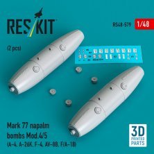 1/48 Mark 77 napalm bombs Mod.4,5.