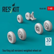 RESKIT 1/48 Sea King Toutes Versions Roues Lest�es