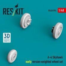 ResKit 1/48 A-4 Skyhawk Version pr�coce Roues lest�es