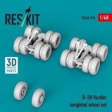RESKIT B-58 Hustler Ensemble de roues lest�es 1/48