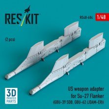 Reskit 1/48 Adaptateur Armement US pour Su-27 Flanker