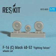 1/72 F-16C block 40-52 "Fighting Falcon" wheels set