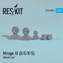 1/72 Dassault Mirage IIID/IIIE/IIIR/IIIS wheels set