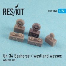 1/72 Sikorsky UH-34 Seahorse / Westland Wessex wheels set