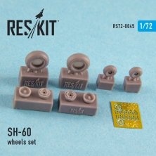1/72 Sikorsky SH-60 wheels set