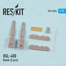 1/72 BGL-400 free-fall general-purpose bombs x 2 pcs